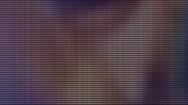 TV Screen Grid Closeup With Moving Images