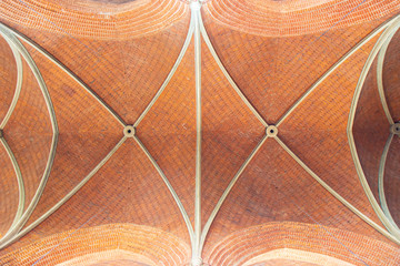Ornamental ceiling in Market Church in Hannover, Germany, Lower Saxony
