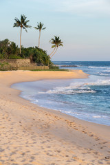 Beautiful sandy tropical beach