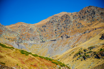 Naklejka premium Fagaras mountains, view from trasfagarasan road
