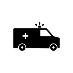 ambulance service icon template illustration vector