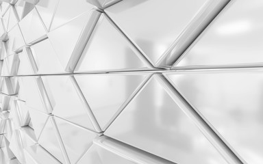 Abstract wallpaper, consisting of triangles 3d render illustration