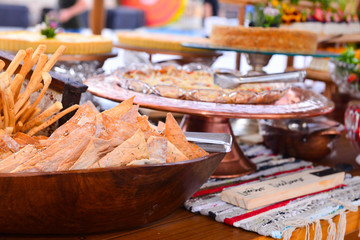 food in the table