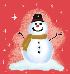 snowman ilustration 
