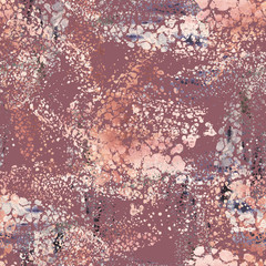 Seamless Pattern of Colorful Spots. Watercolor Abstract Background.