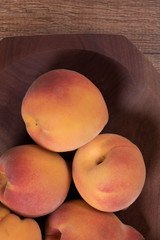 fresh and delicious peaches