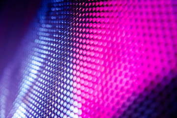 CloseUp LED blurred screen. LED soft focus background. abstract background ideal for design.