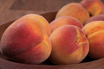 Fototapeta na wymiar fresh and delicious peaches