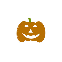 pumpkin on black background