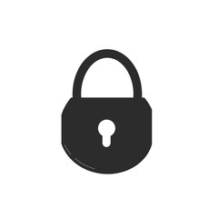 lock icon on white background
