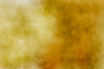 Obraz premium Yellow orange textured distressed background Abstarct grunge stained painted paper , canvas , wall . 