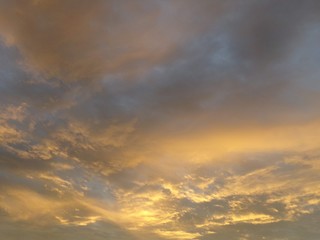Clouds at dusk