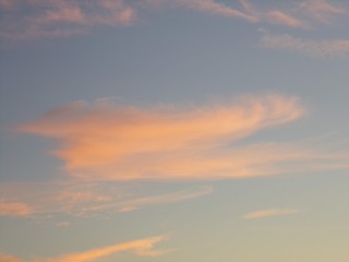 Pink Clouds at Sunset