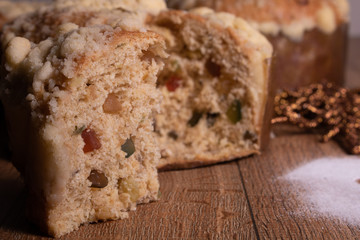 Christmas decoration panettone