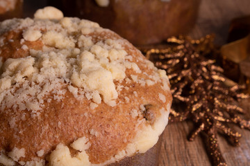 Christmas decoration panettone