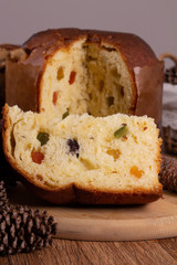 Christmas decoration panettone