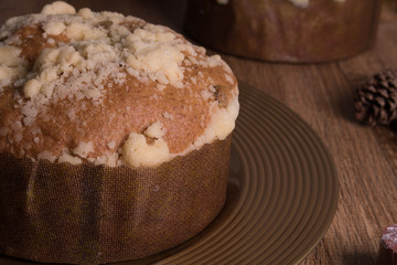 Christmas decoration panettone