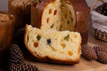 Christmas decoration panettone
