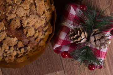 Christmas decoration panettone