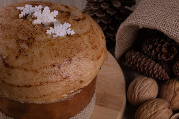 Christmas decoration panettone