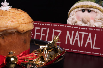 Christmas decoration panettone