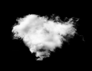 Fototapeta na wymiar cloud on black background