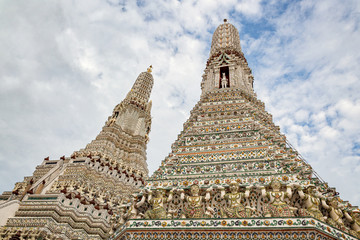 Pagoda of Wat Arun, temple of dawn in Bangkok, Thailand
