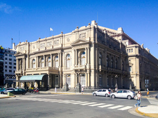 Fototapeta na wymiar Building in Buonos Aires Argentina South America 