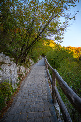 Autumn landscape in Plitvice Jezera, Croatia