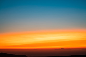 Sunrise and Sunset Abstract Sky Background, Colors