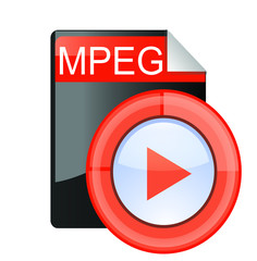 mpeg format map icon