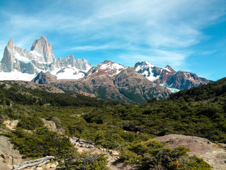Fototapeta na wymiar Fitz Roy Mountain Patagonia Argentina South America 
