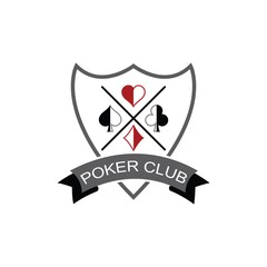 Poker Club Logo Design for Casino Business, Gamble, Card Game, Speculate, etc