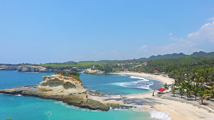 view of the beach