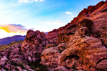Sunset in Red Rock 
