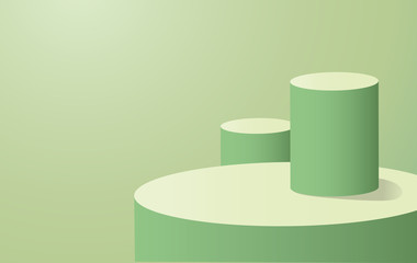 geometric shape podium for product 