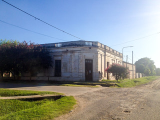 Fototapeta na wymiar old Historical building Gaboto Rosario Argentina South America