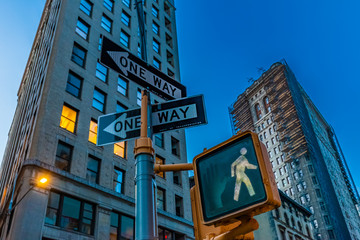 One Way in New York City 
