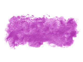Purple abstract watercolor background. Purple watercolor scribble texture. Abstract watercolor on white background. It is a hand drawn.