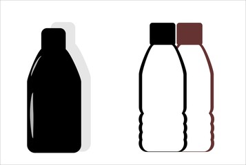 set of bottles