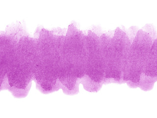 Purple abstract watercolor background. Purple watercolor scribble texture. Abstract watercolor on white background. It is a hand drawn.