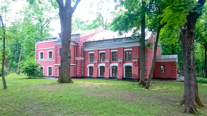 Obraz premium canal and sculpture Gomel Belarus Europe