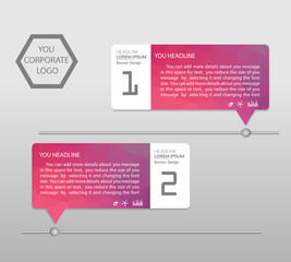 Timeline infographics banner. Template modern info graphic design, for business template, marketing, creative templates and graphics vector. Background.