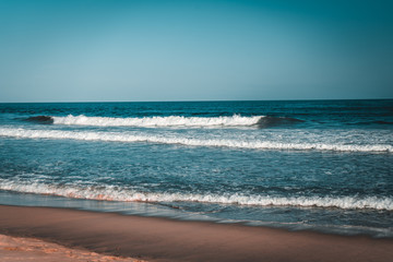 Waves in the Beautiful Beach