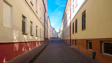 Fototapeta na wymiar old Building Grodno Belarus Europe
