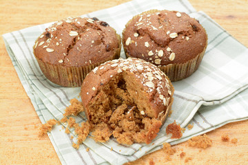 Fototapeta na wymiar Cinnamon muffins