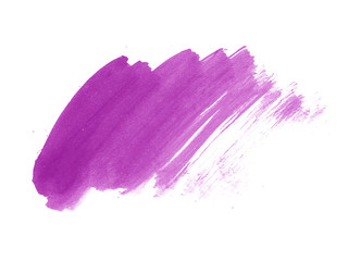 Purple abstract watercolor background. Purple watercolor scribble texture. Abstract watercolor on white background. It is a hand drawn.