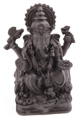 Fototapeta premium Ganesha, God of Hindu on white background