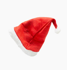  Santa hat on white background