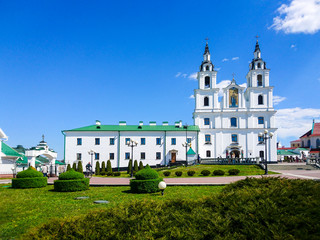 Fototapeta na wymiar church in Minsk Belarus